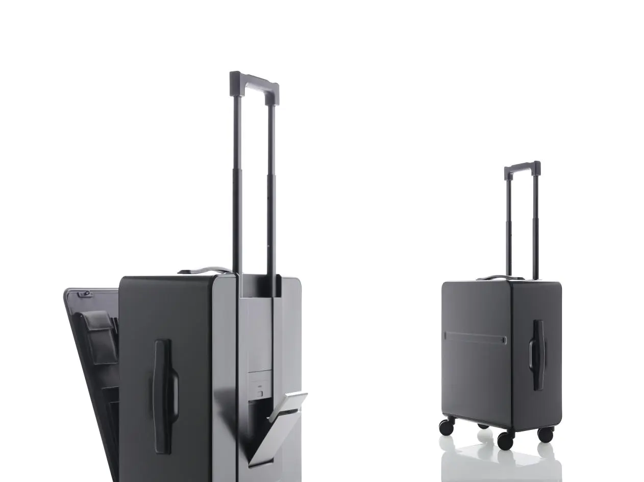 杨明洁设计作品_01：羊舍碳纤维智能旅行箱，2015年，获德国 iF、日本 Good Design 设计奖 (1)